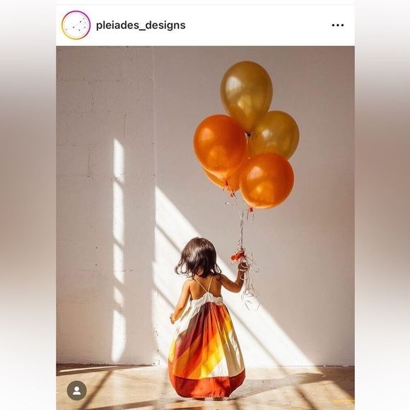 Pleiades Pumpkin Spice Windsong Dress - Picture 8 of 8